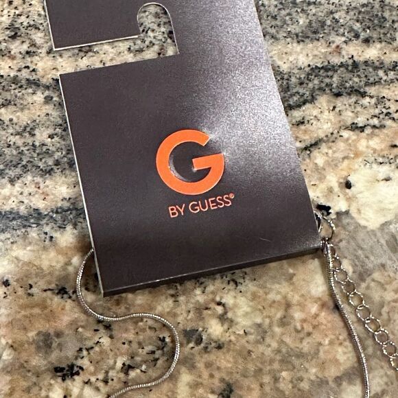 Guess statement necklace silver gold chunky - Picture 4 of 7